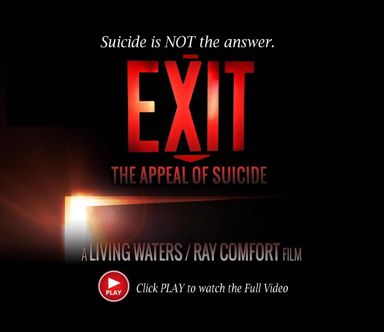 Exit: The Appeal of Suicide